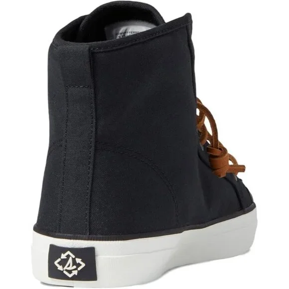 NEW Sperry Womens Crest High-Top Sneaker (Black) – Size 7.5 - Picture 4 of 6